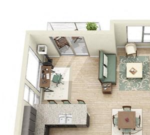 Crossover (1 Bed 1 Bath)